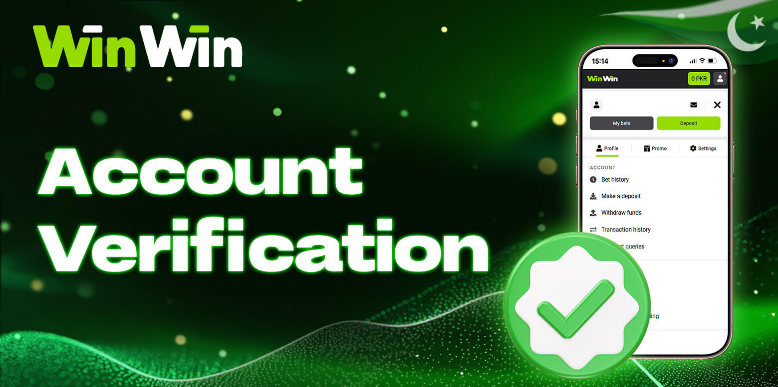 Account verification on WinWin (KYC).