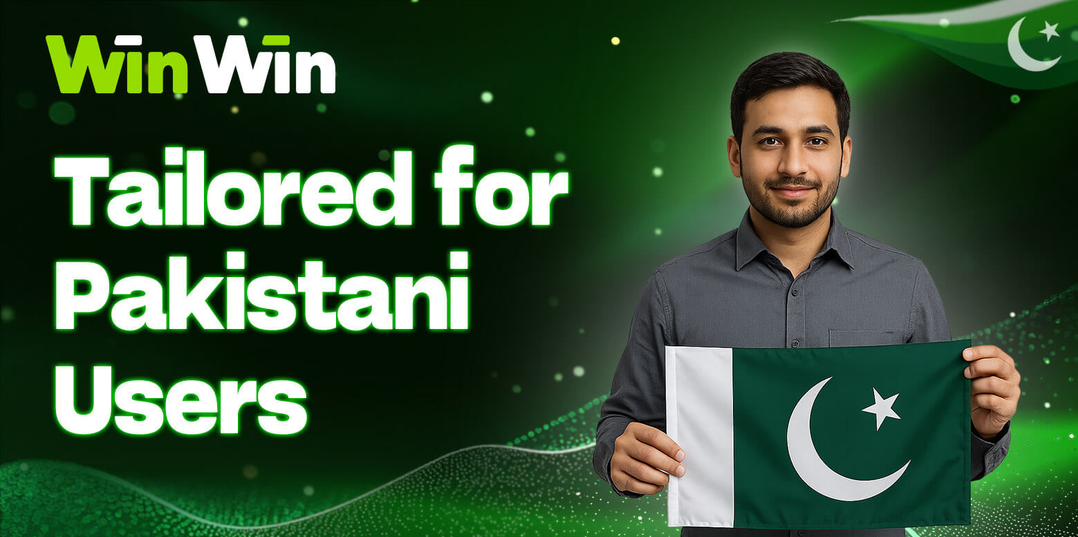 Pakistani user with national flag – platform tailored for local players